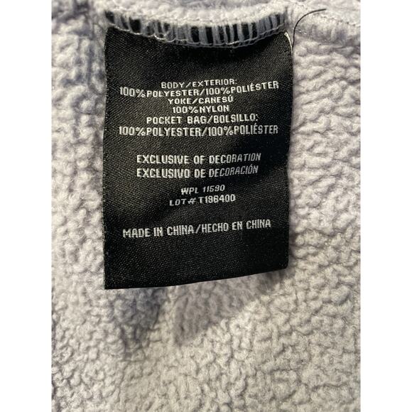 32 Degrees Heat Girls Small 7/8 Ligh Purple Fleece Zip Up Sweatshirt Pockets Y2K - Picture 6 of 6